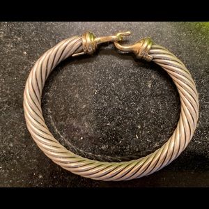 David Yurman Bracelet with Pave Diamonds-EUC